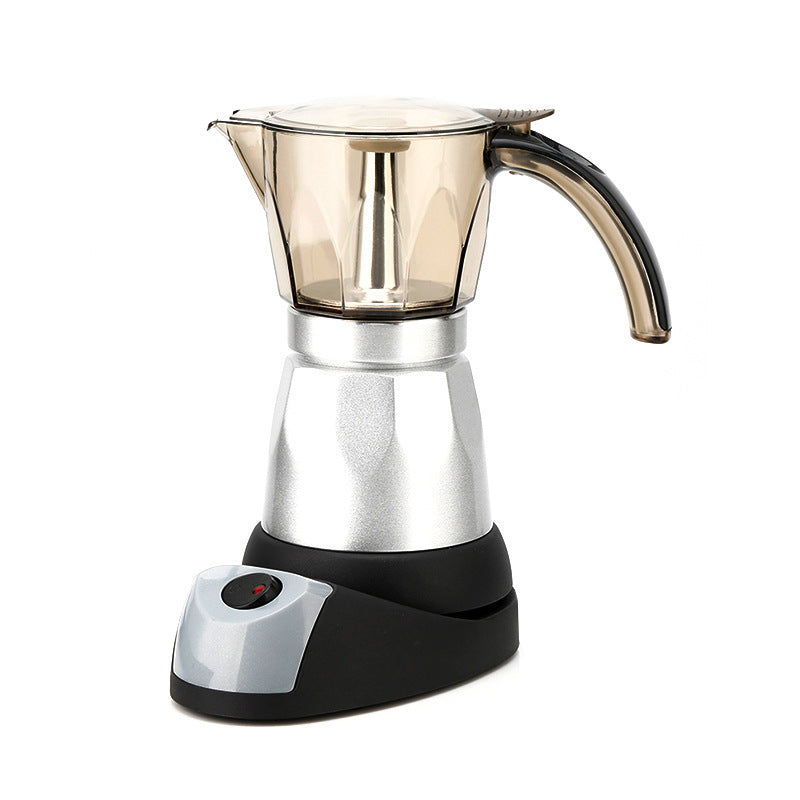 Octagonal Electric Heating Moka Pot Coffee Making