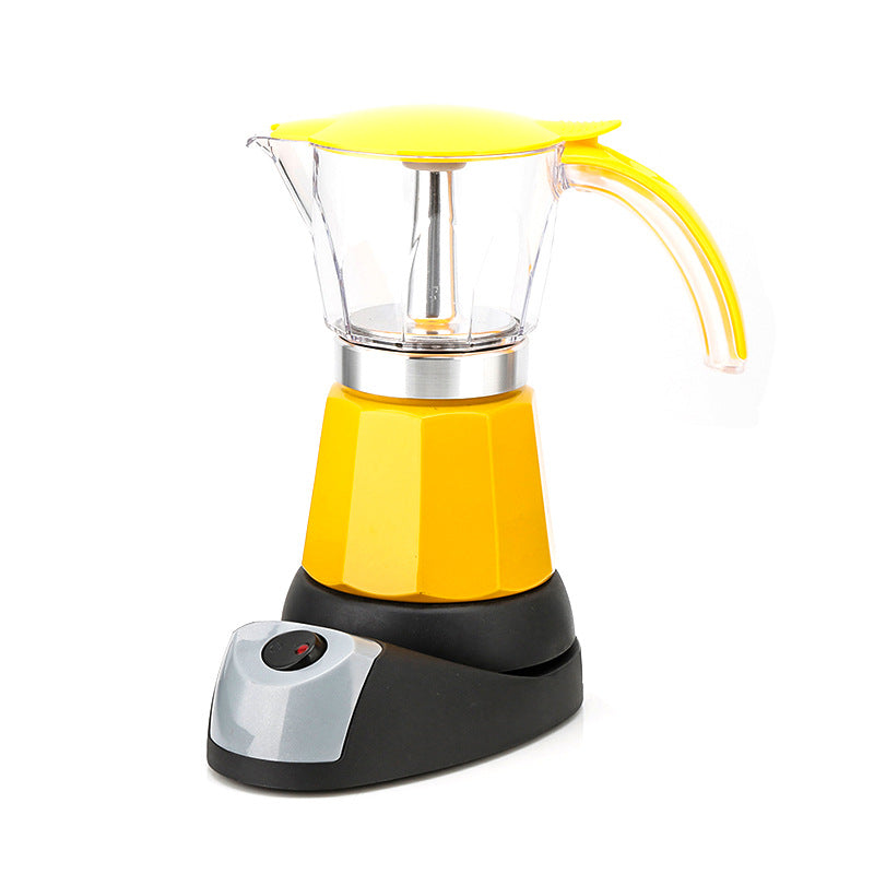 Octagonal Electric Heating Moka Pot Coffee Making