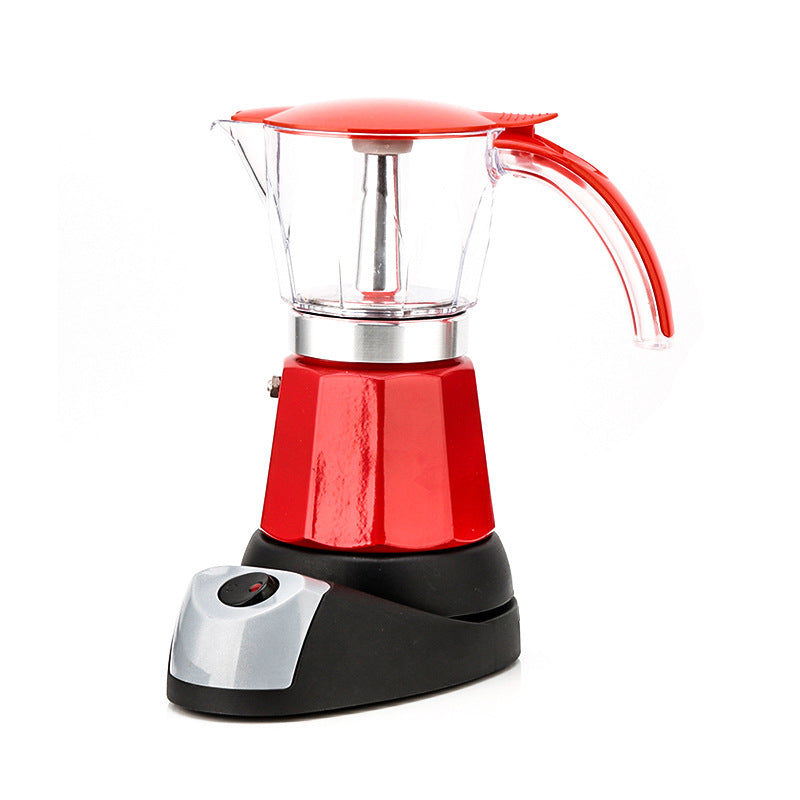 Octagonal Electric Heating Moka Pot Coffee Making