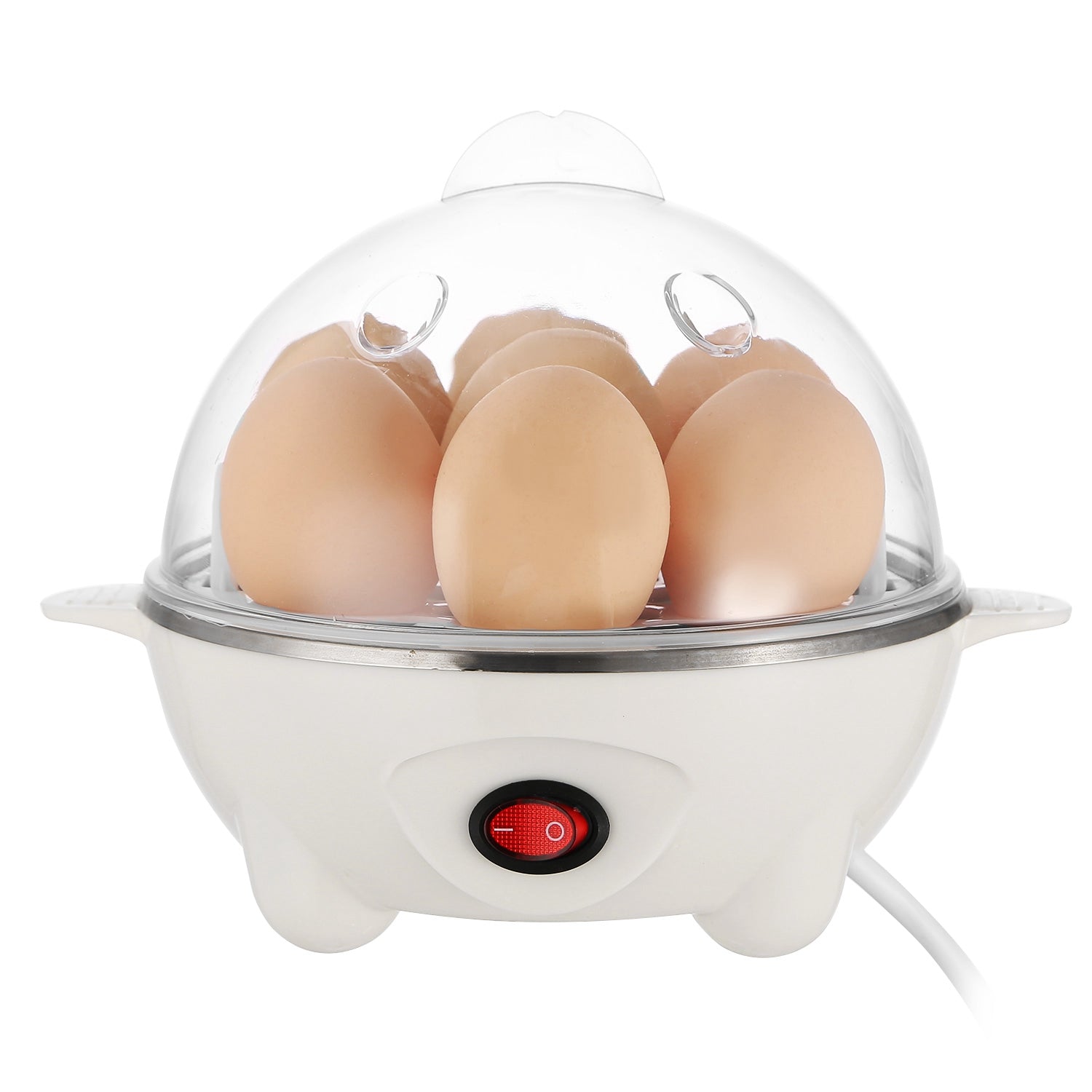 Electric Egg Cooker 7-Capacity | Hard-Boiled with Auto-Off