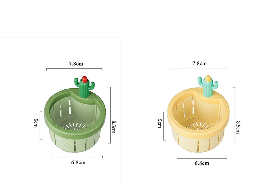 Cactus Sink Drain Strainer Press Automatic Dumping Basket