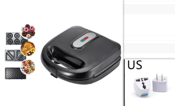 6-in-1 Waffle Maker & Grill | Sandwich, Doughnut & Breakfast Maker