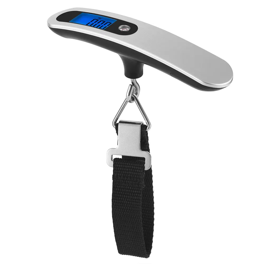 Portable Digital Luggage Scale 50kg 10g LCD Hanging For Household