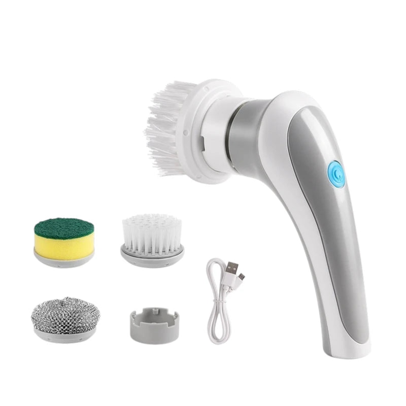 Electric Cleaning Brush 4 In 1 Spinning Scrubber