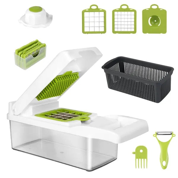 vegetable chopper with container